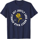 Act Justly Love Mercy Walk Humbly Micah 6:8 Christian Jesus T-Shirt - T-Shirt | Navy