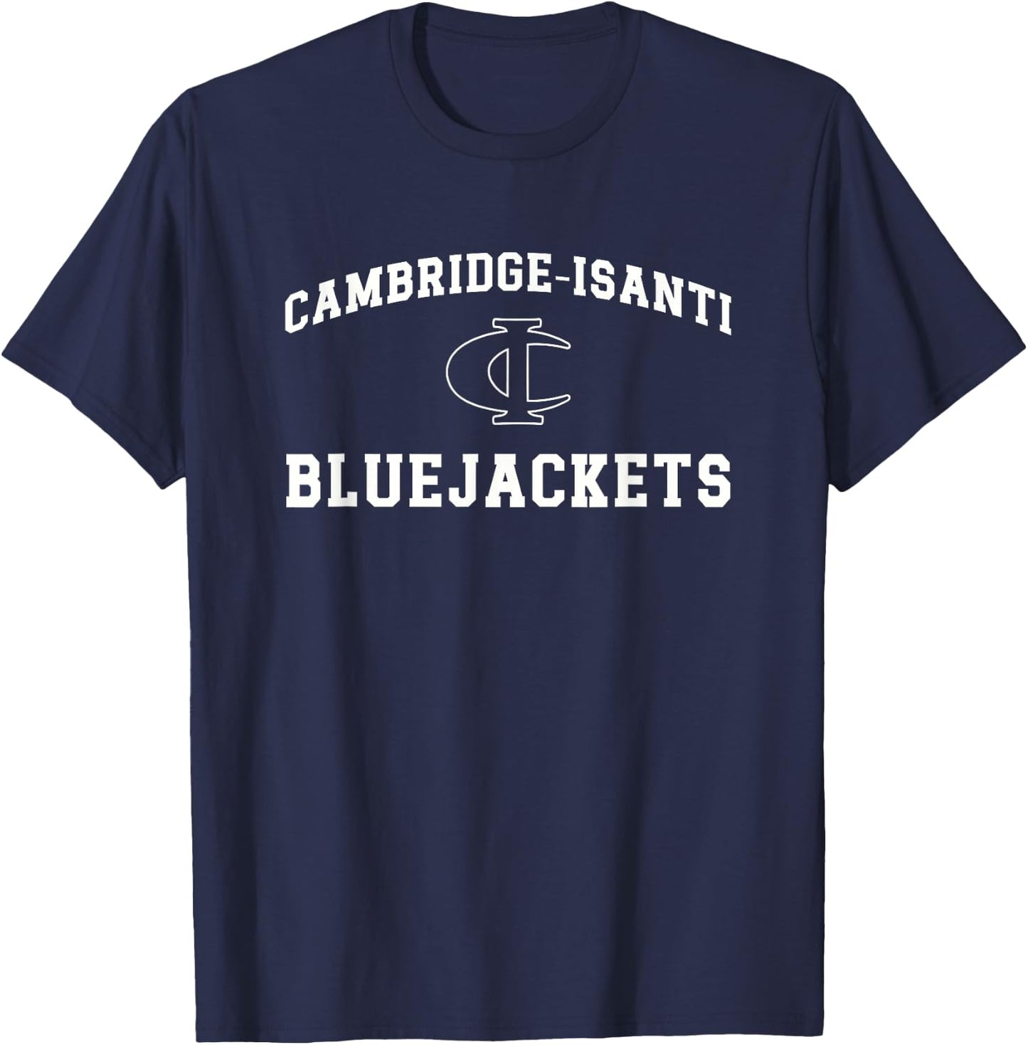 Cambridge-Isanti Bluejackets Spirit Wear T-Shirt - T-Shirt | Navy