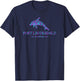 Fort Lauderdale Florida Dolphin Boys Girls Vacation Souvenir T-Shirt - T-Shirt | Navy