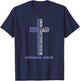 Esophageal Cancer Fight Cancer Ribbon T-Shirt - T-Shirt | Navy