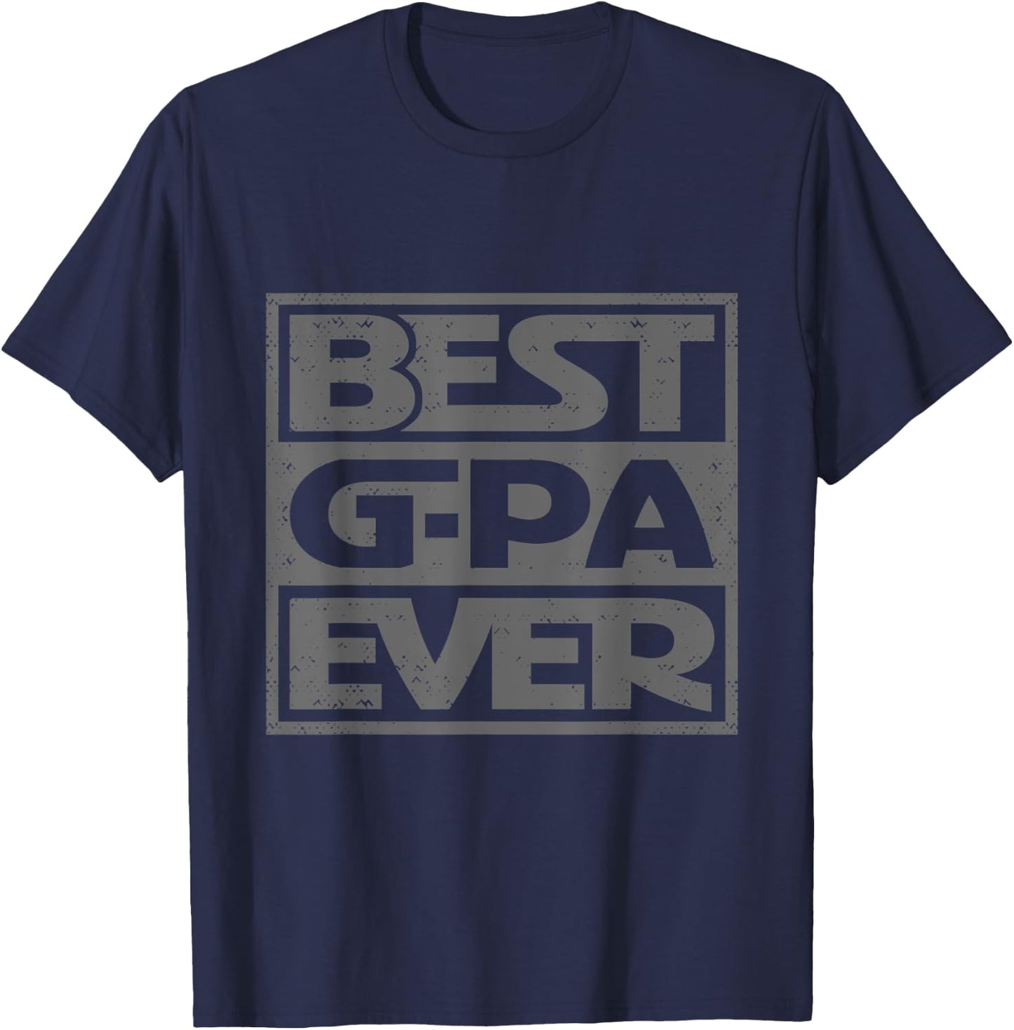 Best GPA Ever Funny Vintage Grandpa Birthday T-Shirt - T-Shirt | Navy