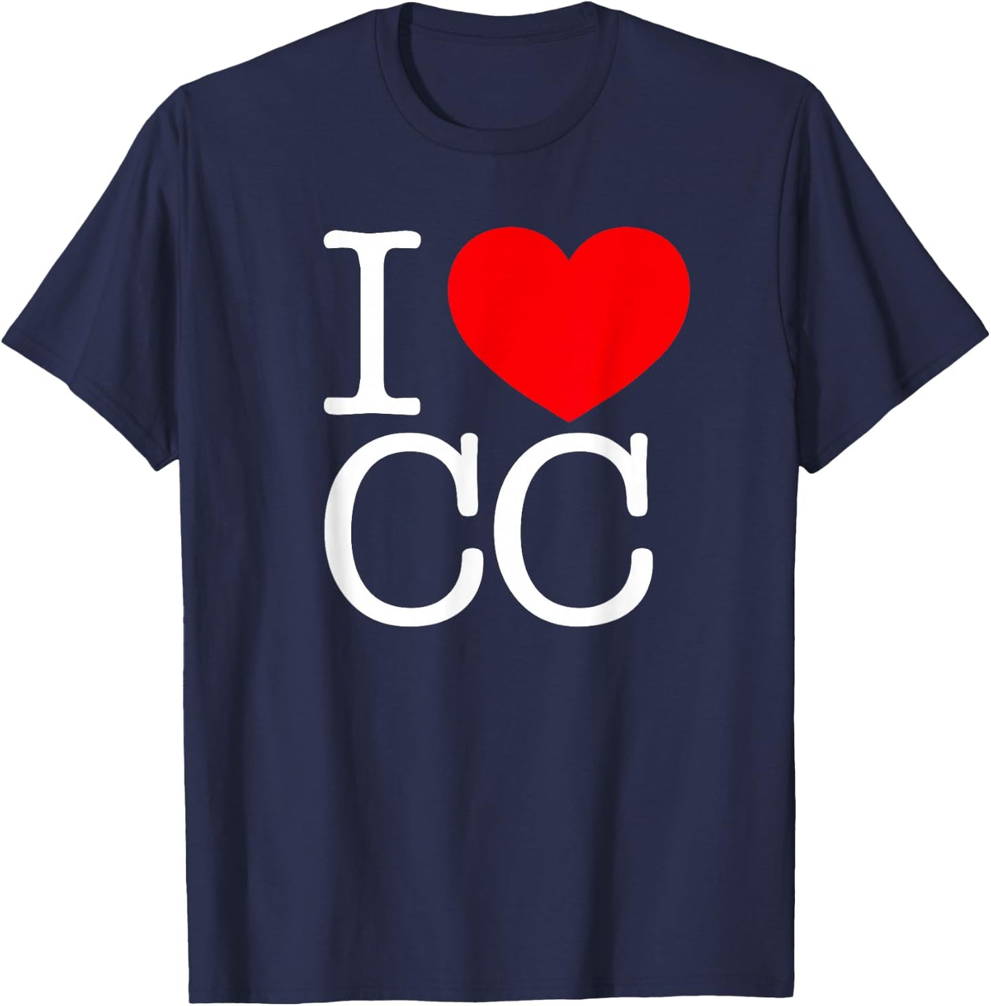 I Love (Heart) CC T-Shirt - T-Shirt | Navy