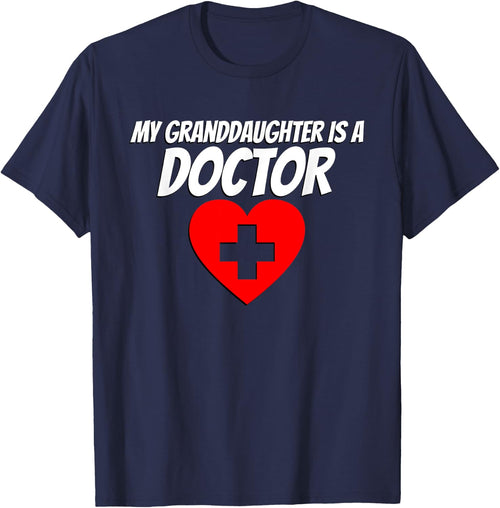 My Granddaughter Is A Doctor Graduate Proud Grandma Grandpa