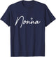 Women's Nonna Cute in Italian Grandma Small T-Shirt - T-Shirt | Navy