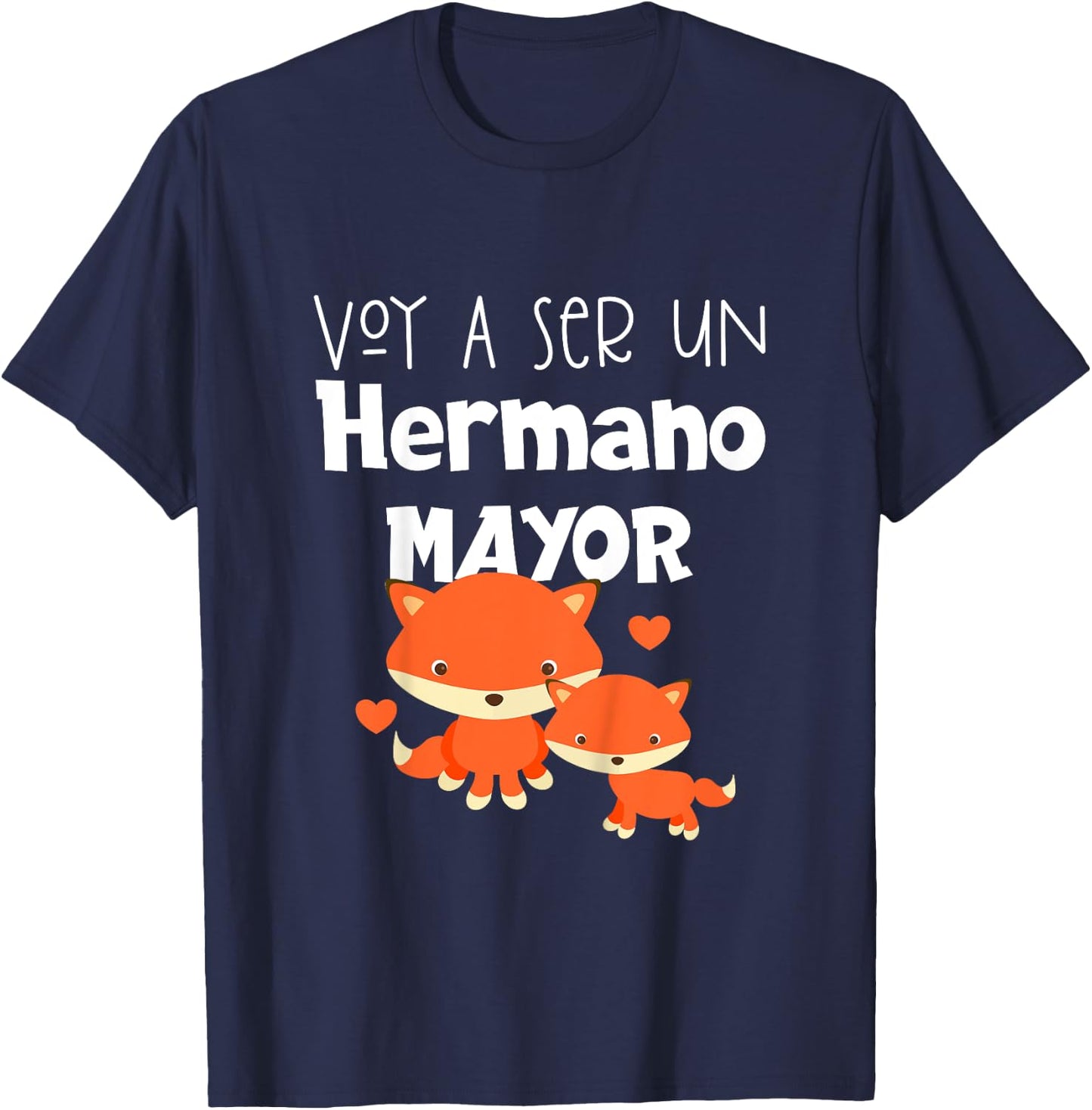 Voy A Ser Un Hermano Mayor T-Shirt - T-Shirt | Navy