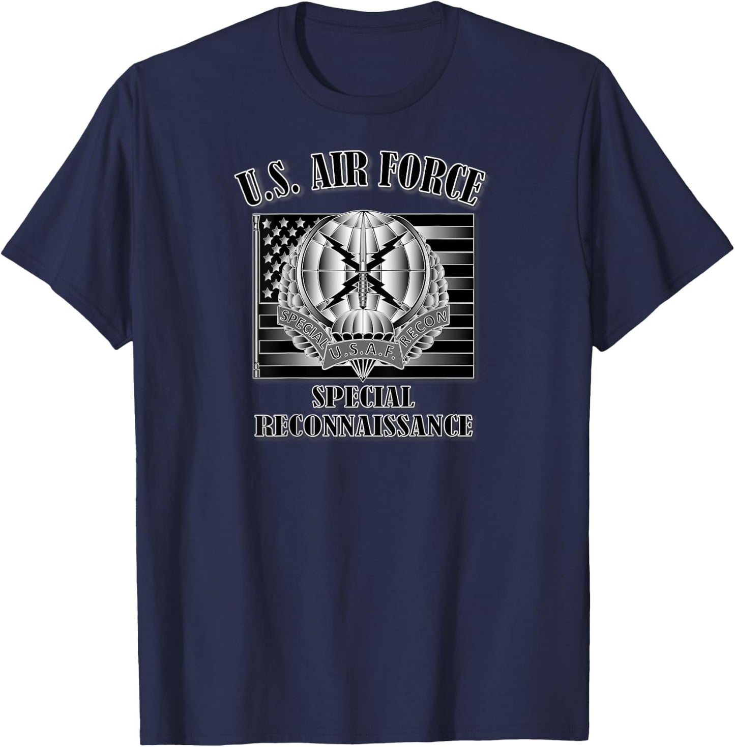 U.S. Air Force Special Reconnaissance (Back Design) T-Shirt - T-Shirt | Navy