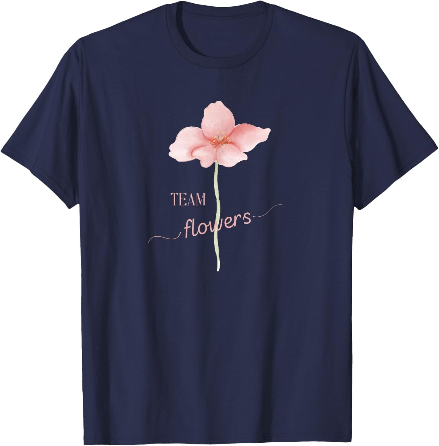 Team Flowers Nutcracker Ballet Christmas Dew Drop Waltz T-Shirt - T-Shirt | Navy