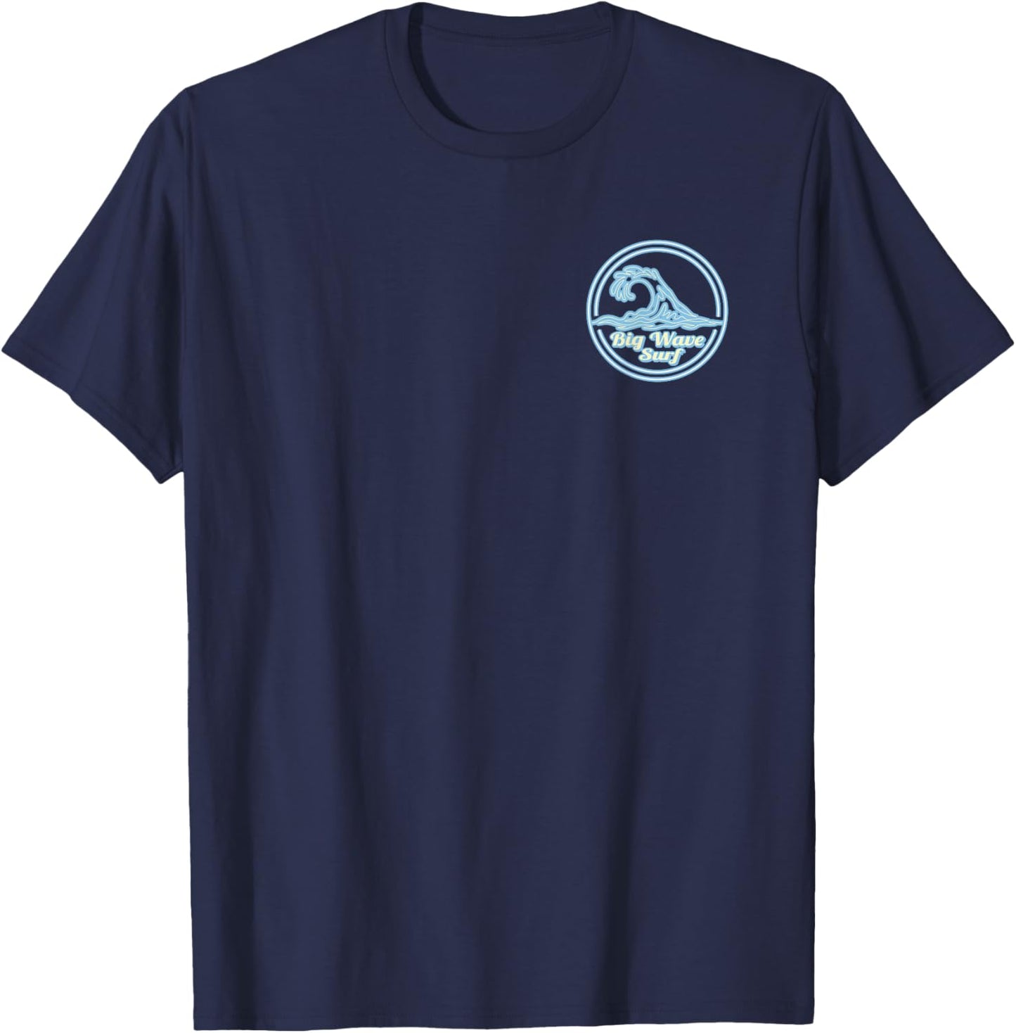 Nazaré Portugal Big Wave Surf Club, surfing graphic T-Shirt - T-Shirt | Navy