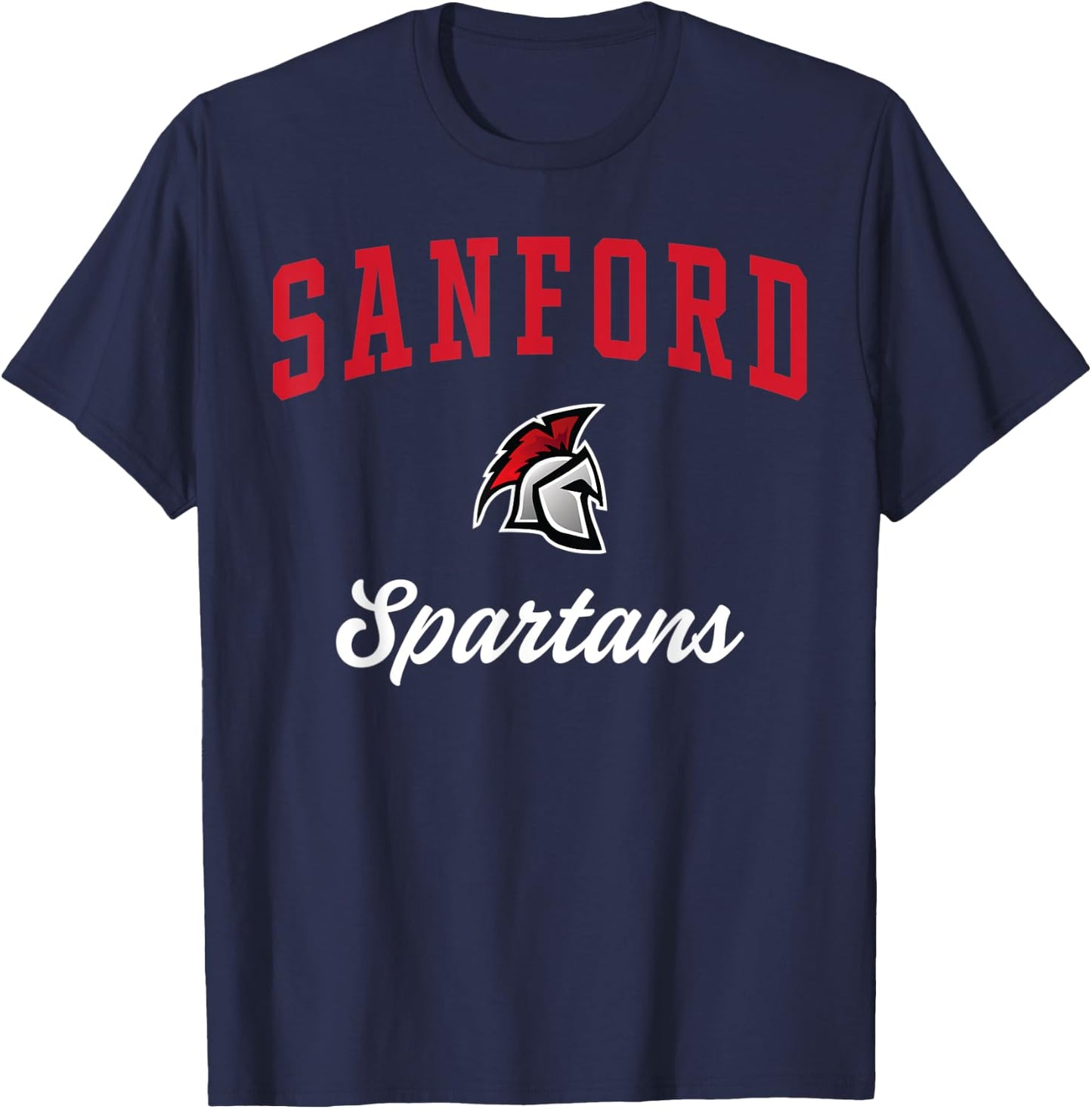 Sanford High School Spartans T-Shirt - T-Shirt | Navy