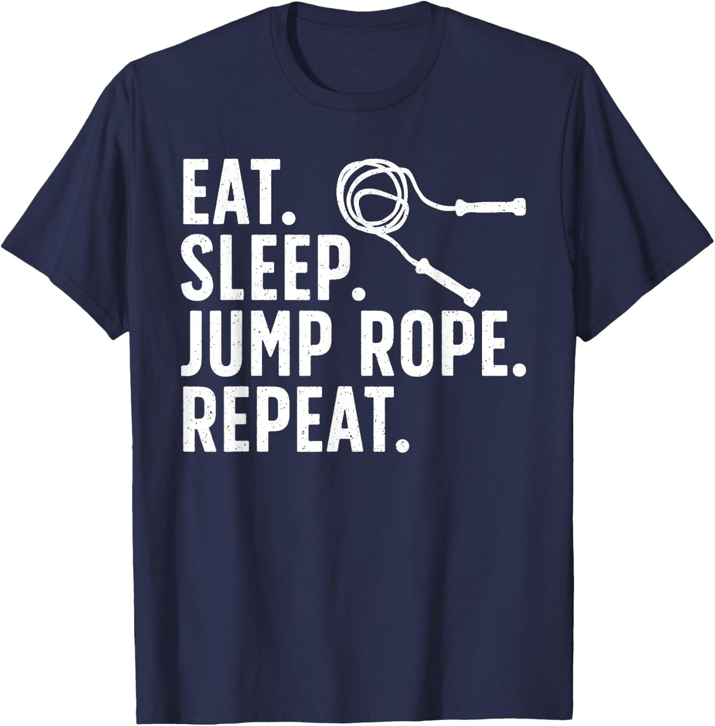Funny Jump Rope Art Women Roping Jumping Rope Lovers T-Shirt - T-Shirt | Navy