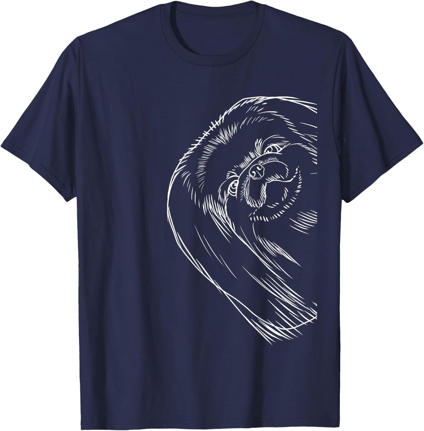 Pekingese dog T-Shirt - T-Shirt | Navy