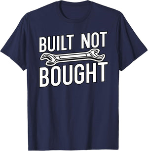 Built Not Bought JDM gifts T-Shirt - T-Shirt | Navy