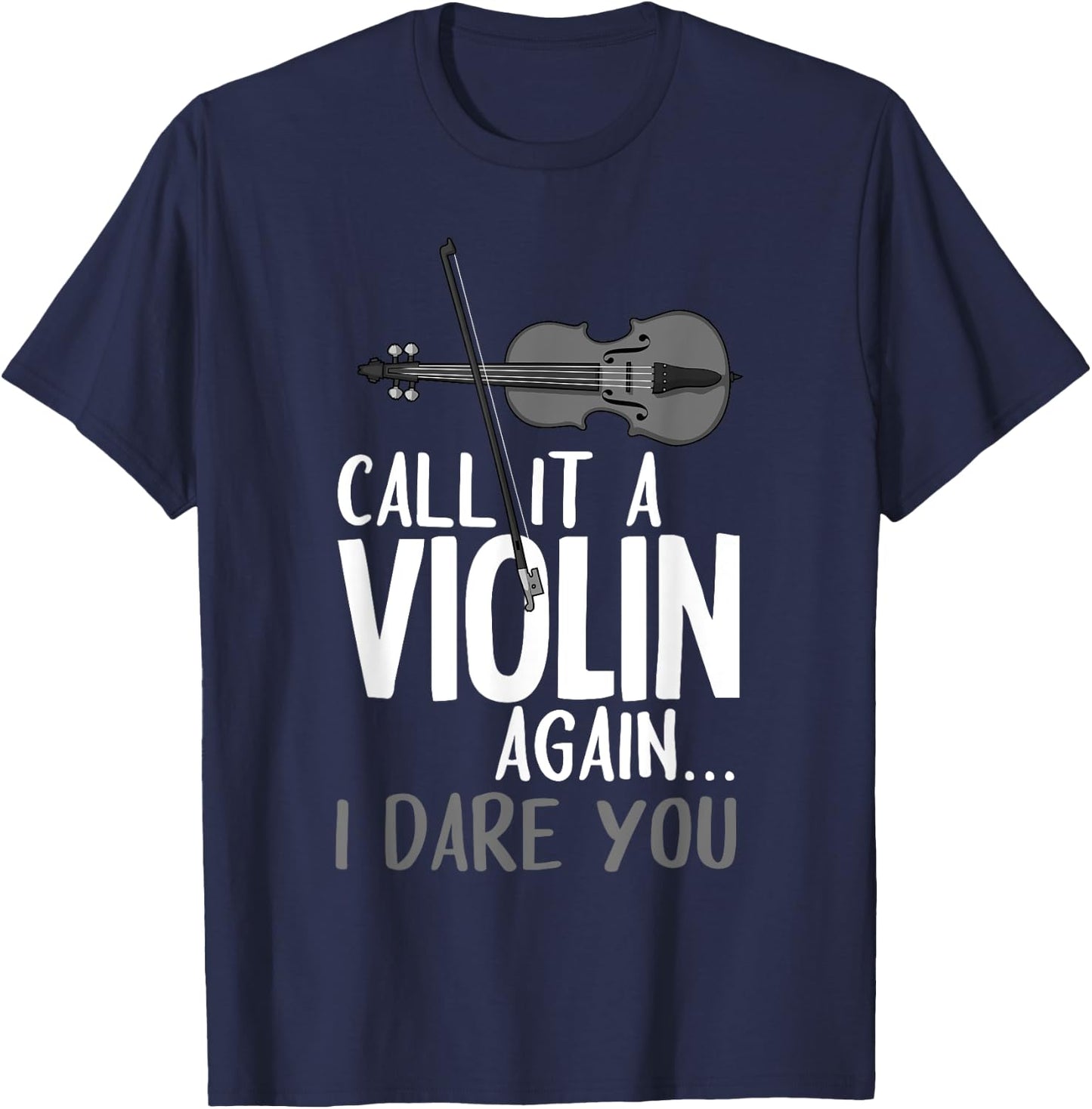 Funny Viola Player Novelty Gift Violin Student Boys Girls T-Shirt - T-Shirt | Navy