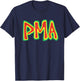 PMA - Positive Mental Attitude classic hardcore punk DC NY T-Shirt - T-Shirt | Navy