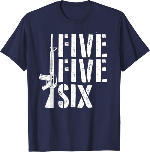 Five Five Six Gun Ammo Range 5.56mm Rifle M16 Assault Rifle