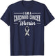 I Am A Warrior Carcinoid Cancer Tumor Syndrome Awareness T-Shirt - T-Shirt | Navy