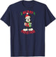 Disney Vintage Mickey Mouse Christmas Holiday Raglan Baseball T-Shirt - T-Shirt | Navy