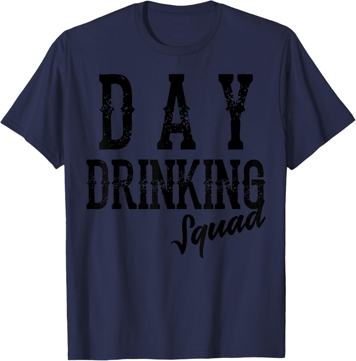 Cool Day Drinking Squad | Funny Alcohol Drinker Group Gift T-Shirt - T-Shirt | Navy