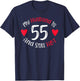 Women's My Husband is 55 and Still Hot Funny 55th Birthday G T-Shirt - T-Shirt | Navy