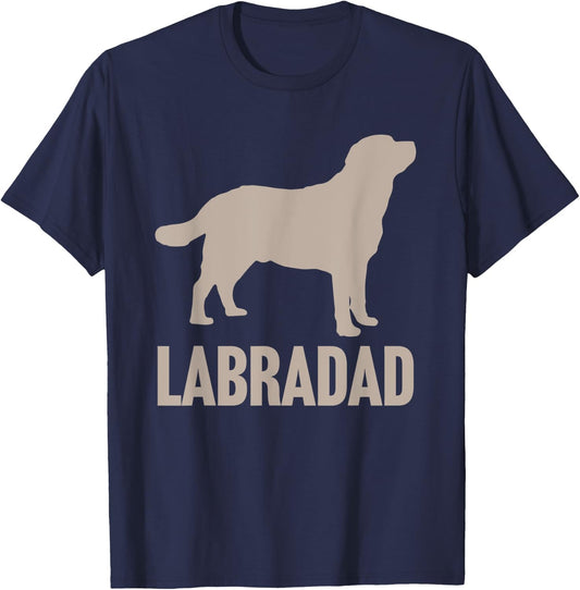 Labradad Labrador Retriever Dad for Father Grandpa Dog Lover Women T-Shirt - T-Shirt | Navy