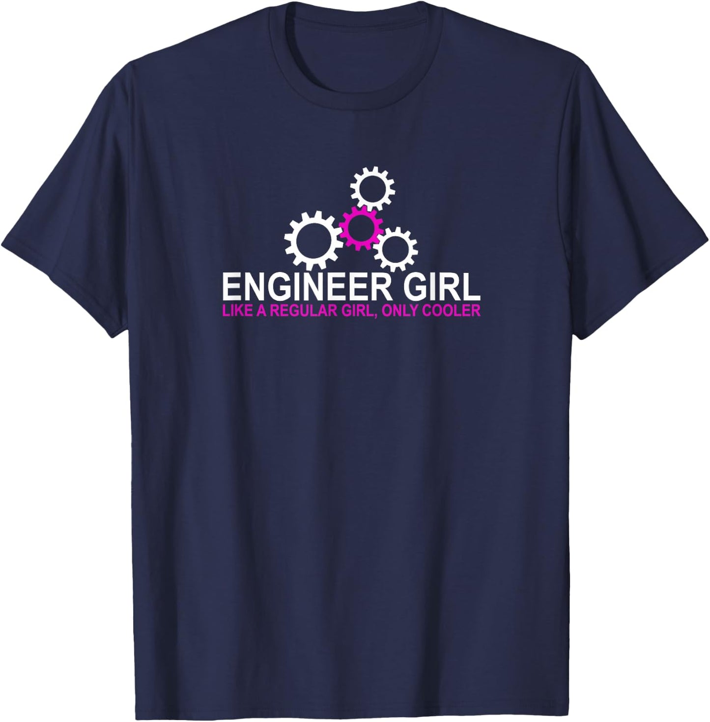 Engineer Girl Engineering Girl Mint Engineer Gift T-Shirt - T-Shirt | Navy