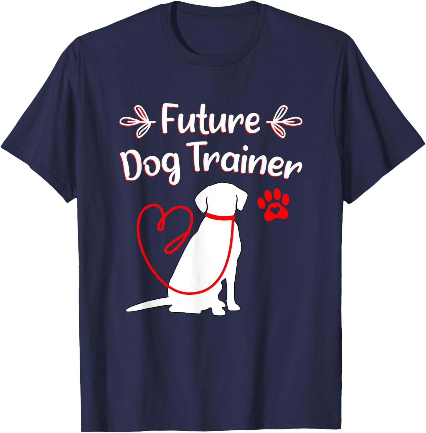 Future Dog Trainer Men Women Girls Kids T-Shirt - T-Shirt | Navy