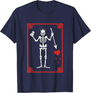 Blackbeard The Pirate Battle Flag Jolly Roger Military T-Shirt - T-Shirt | Navy