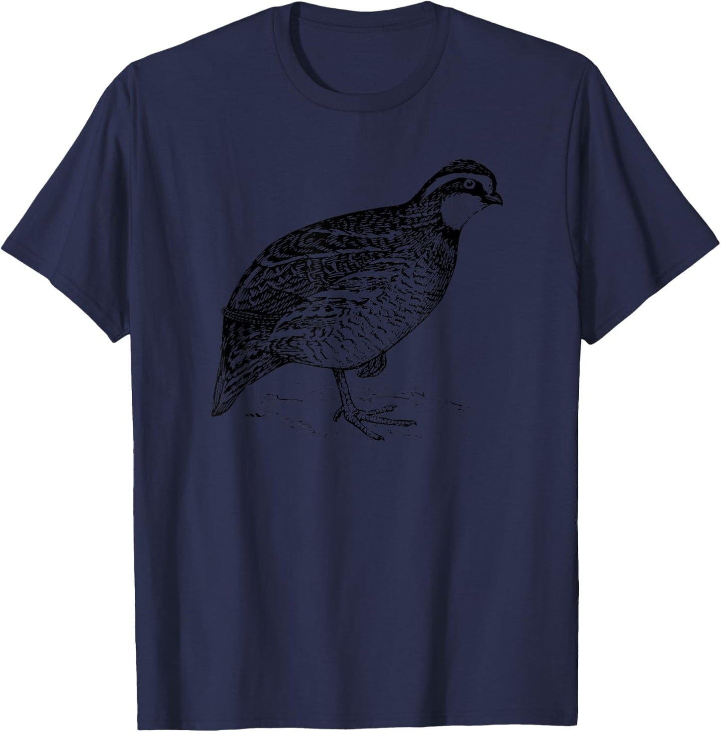 Bobwhite Quail Bird T-Shirt - T-Shirt | Navy