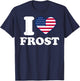 I love Frost I heart Frost T-Shirt - T-Shirt | Navy