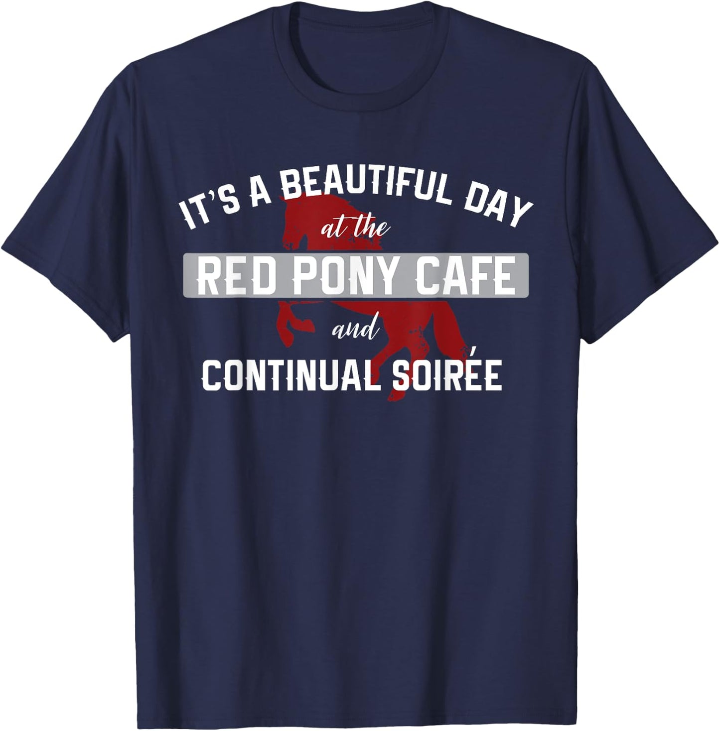 Red Pony T-Shirt - T-Shirt | Navy