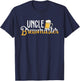 Uncle Brewmaster - Gifts For Beer Brewers Brewmaster Outfit T-Shirt - T-Shirt | Navy