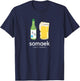 Somaek Soju Maekju KDrama Kpop Korean T-Shirt - T-Shirt | Navy
