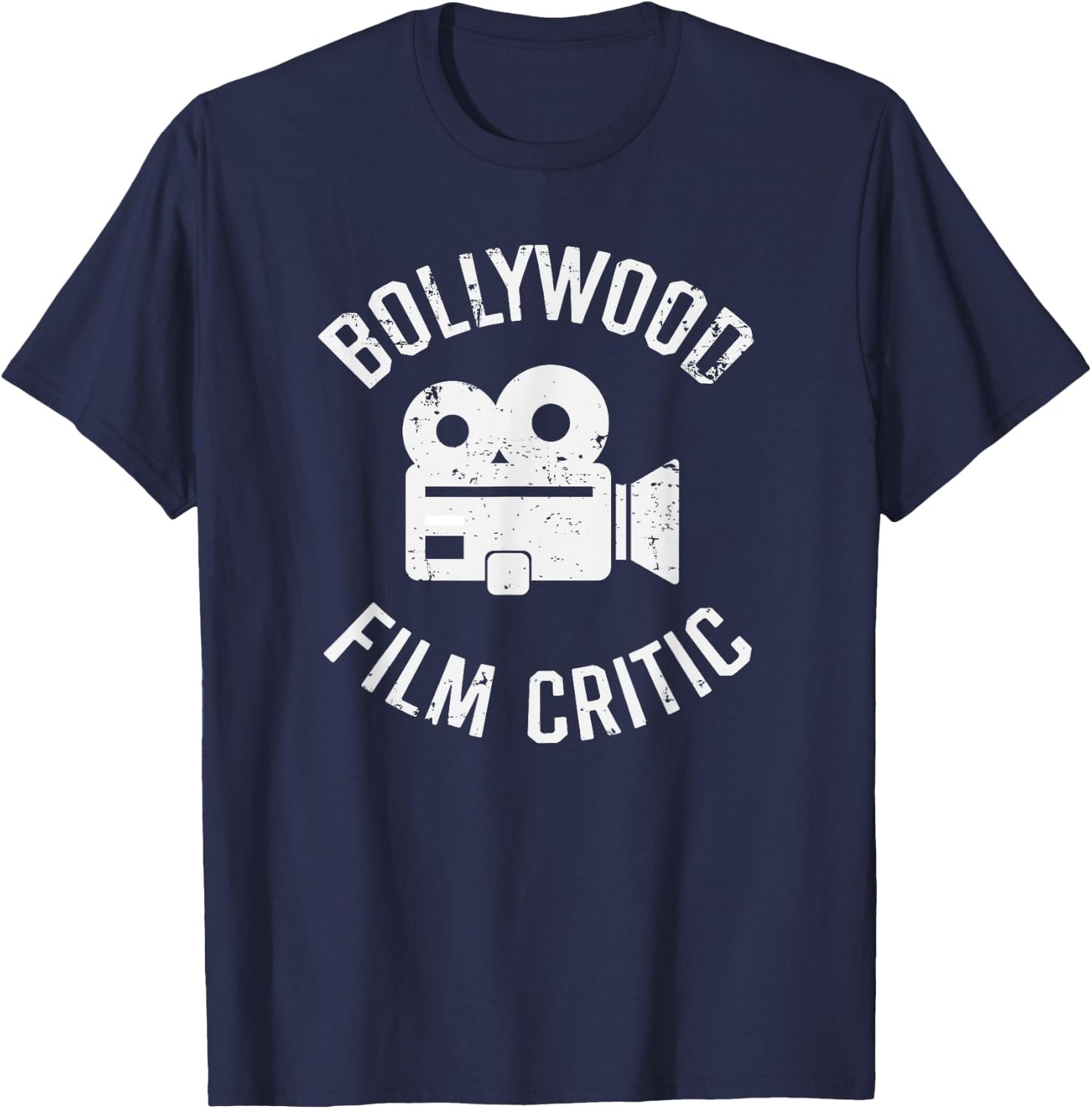 Bollywood Movie Critic Funny Indian Hindi Movie Cinema Fan T-Shirt - T-Shirt | Navy