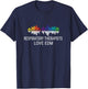 Respiratory Therapists Love EDM Music T-Shirt - T-Shirt | Navy