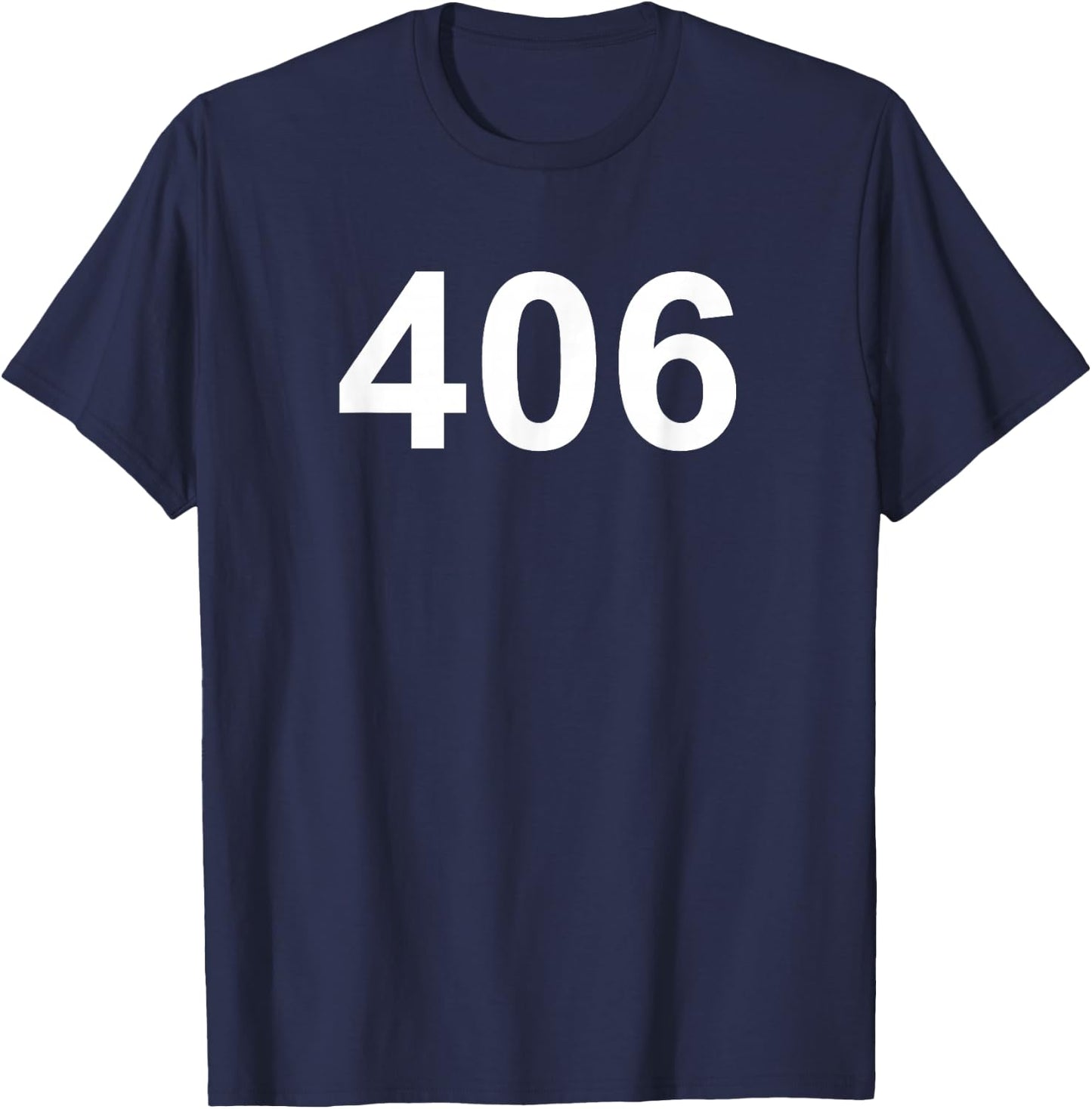 Montana Code 406 T-Shirt - T-Shirt | Navy