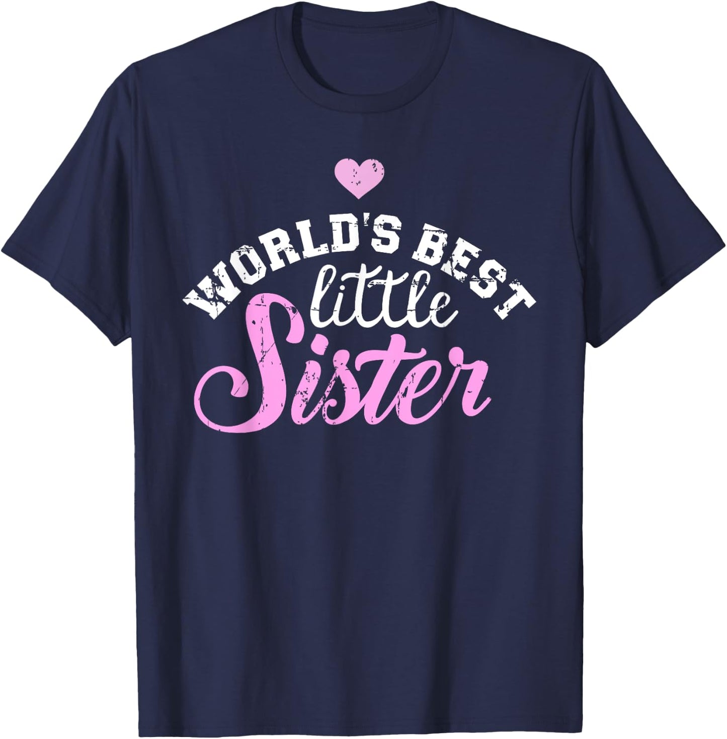 World's best little Sister T-Shirt - T-Shirt | Navy