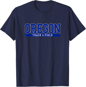 Oregon Track & Field T-Shirt - T-Shirt | Navy
