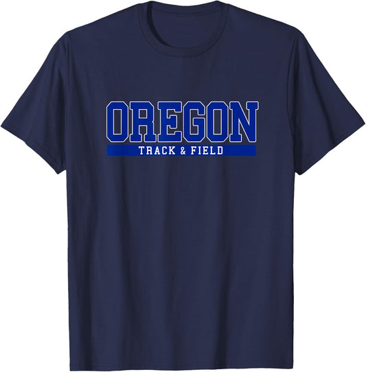 Oregon Track & Field T-Shirt - T-Shirt | Navy