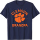 Clemson University Tigers Arched Grandpa T-Shirt - T-Shirt | Navy