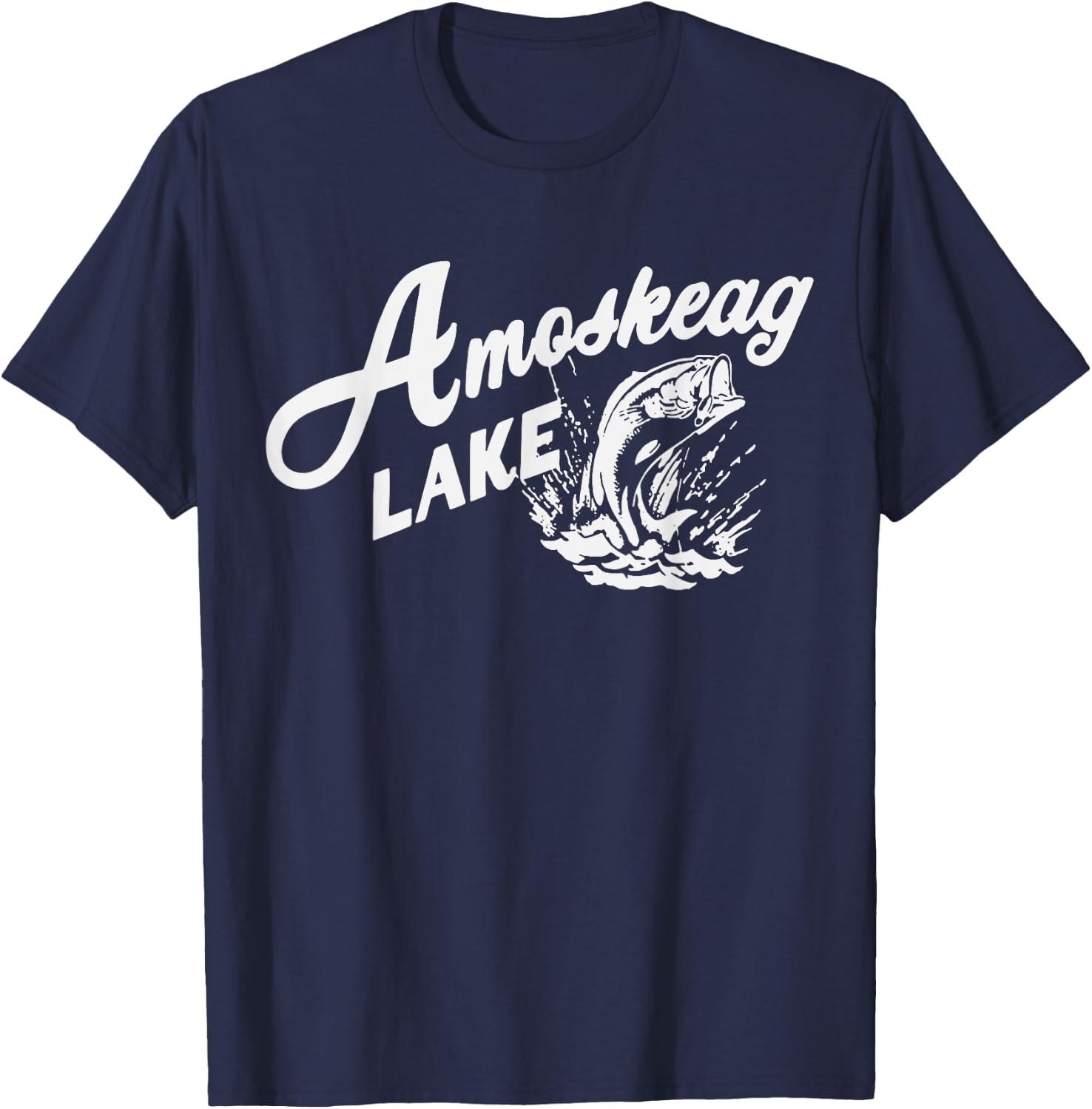 Amoskeag Lake T-Shirt - T-Shirt | Navy