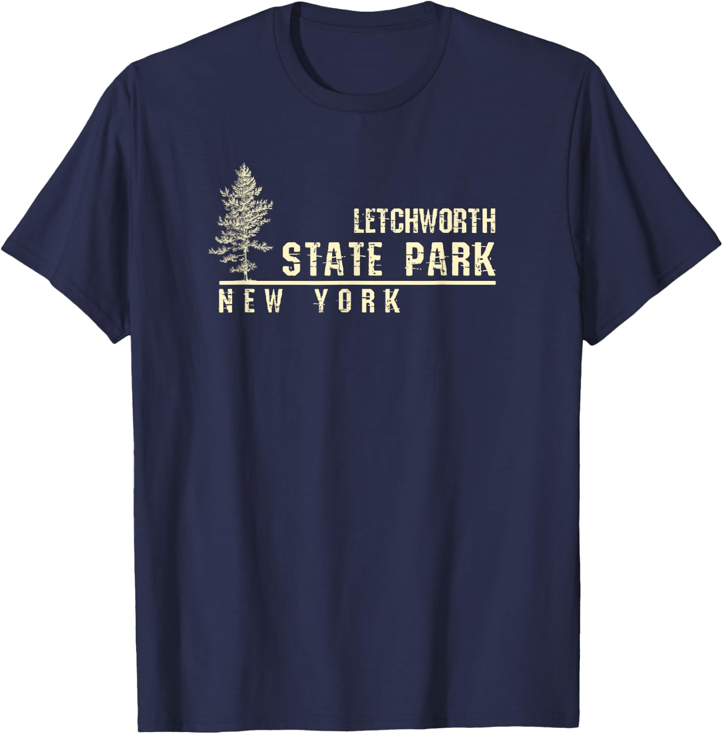 NY Souvenir Gift Letchworth State Park T-Shirt - T-Shirt | Navy