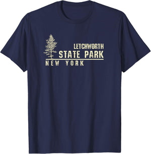 NY Souvenir Gift Letchworth State Park T-Shirt - T-Shirt | Navy