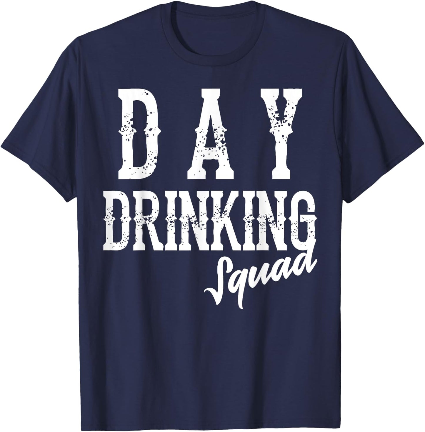 Cool Day Drinking Squad | Funny Alcohol Drinker Group Gift T-Shirt - T-Shirt | Navy