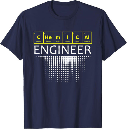 Chemical Engineer Engineering Gifts T-Shirt - T-Shirt | Navy