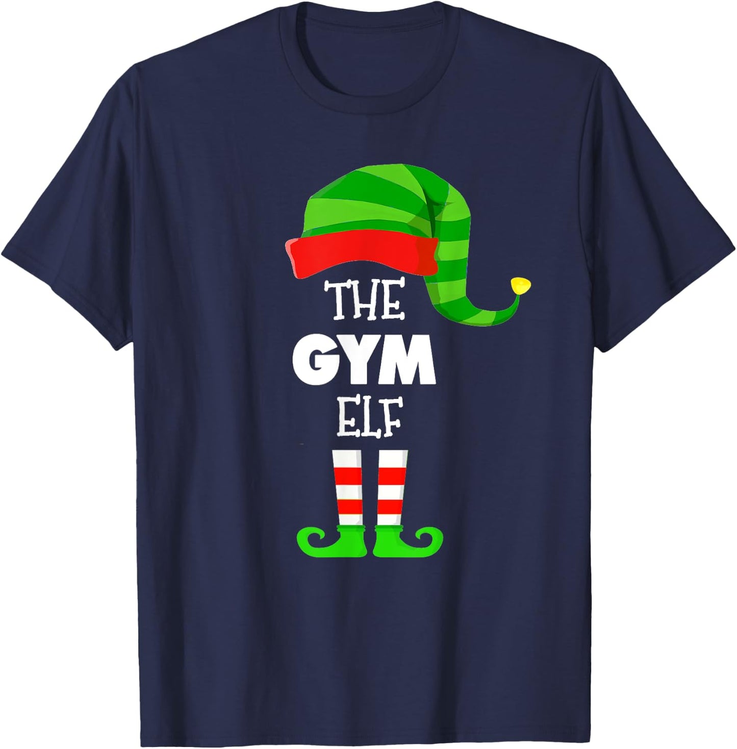 The GYM ELF Group Matching Family Christmas PJS T-Shirt - T-Shirt | Navy