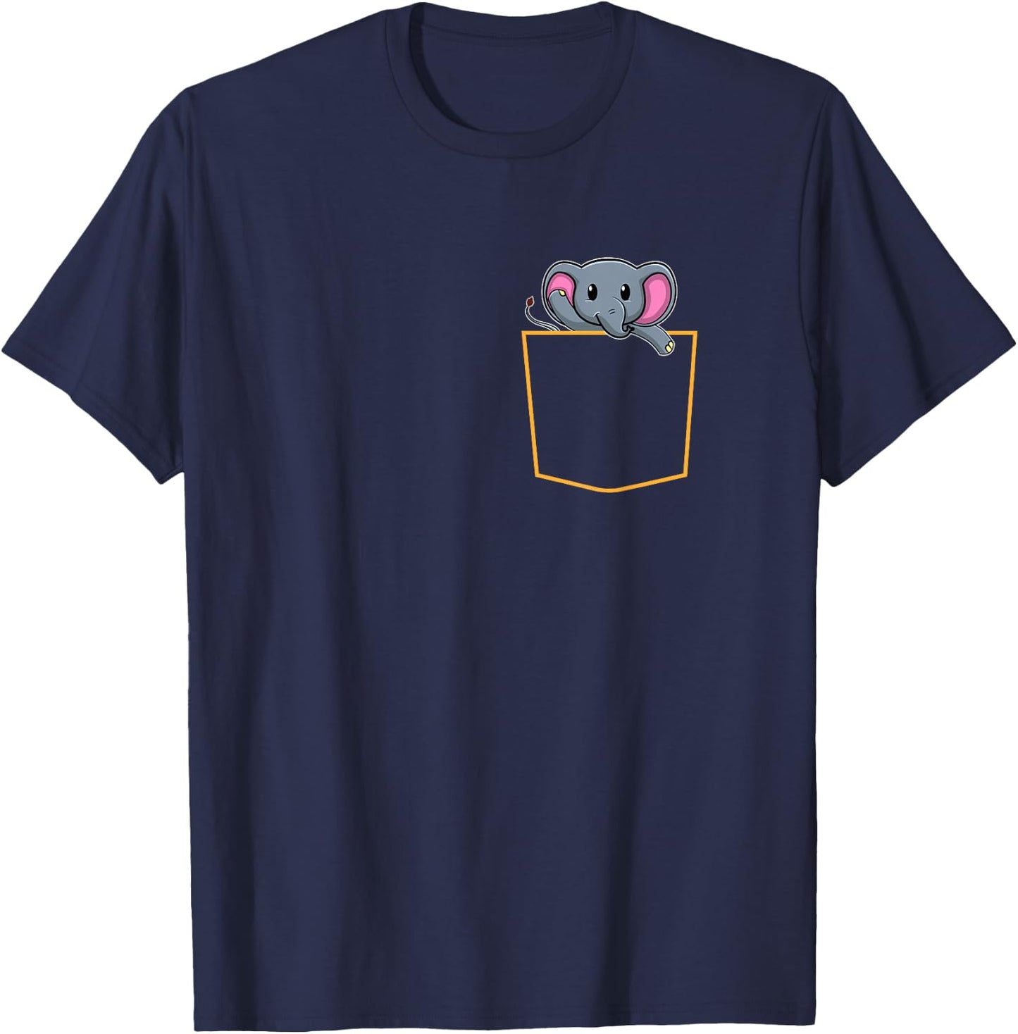 Elephant In Pocket T-Shirt - T-Shirt | Navy