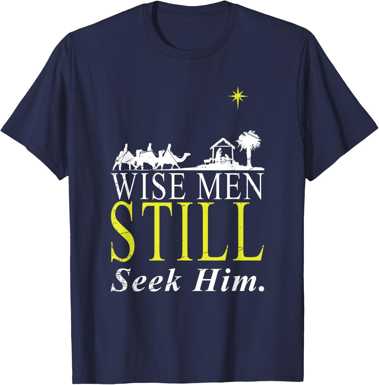 Jesus Christ Devotee Christianity Faith Men Gift Prayer T-Shirt - T-Shirt | Navy