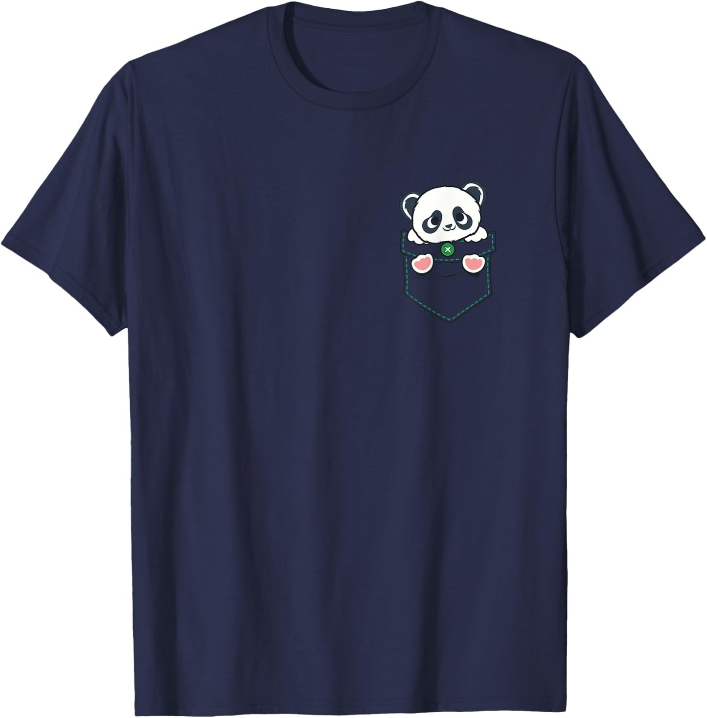 Panda Shirt Men Women Children Panda Bear Lovers T-Shirt - T-Shirt | Navy
