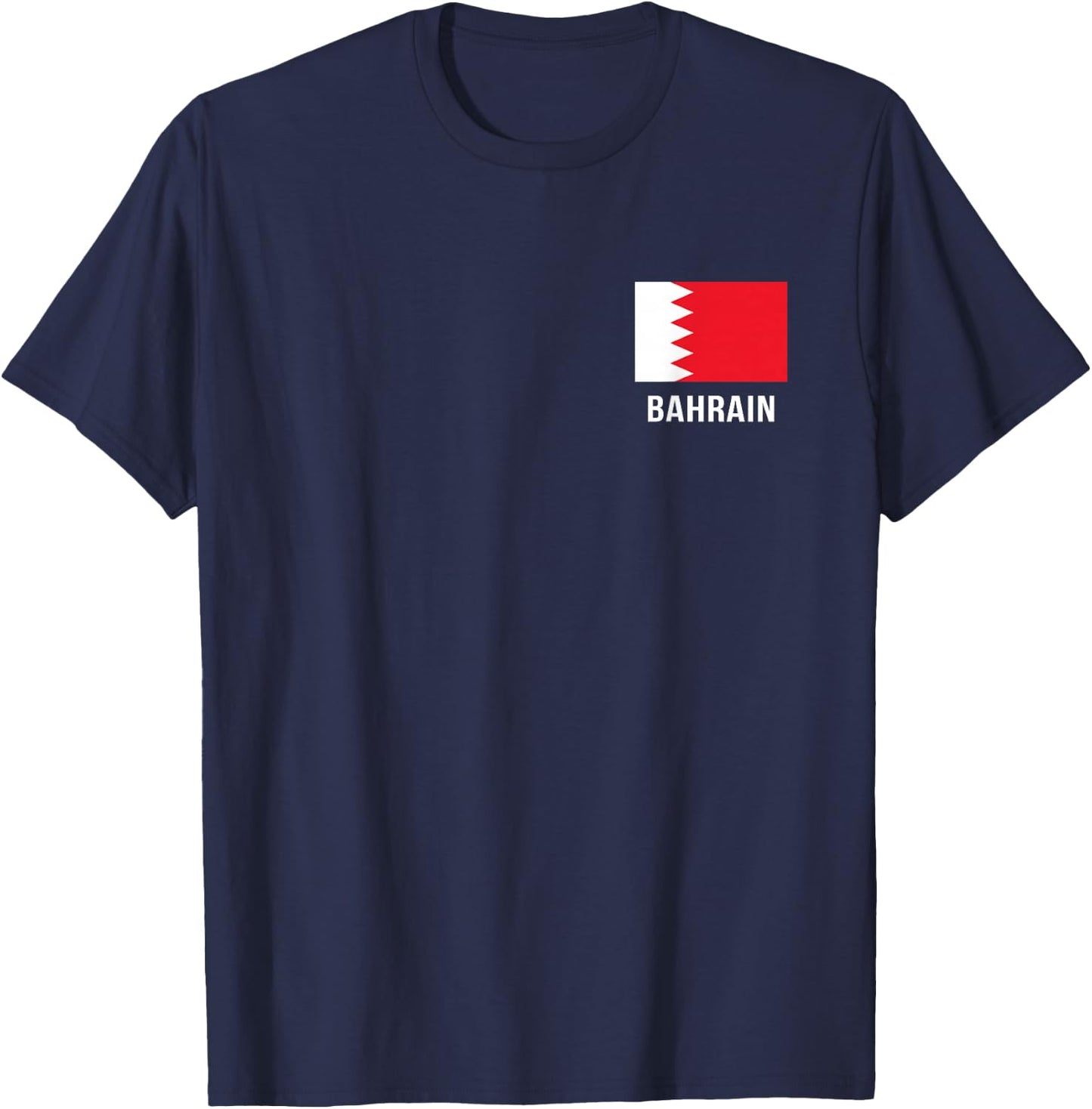 Bahrain Flag Shirt | Bahraini T-Shirt - T-Shirt | Navy