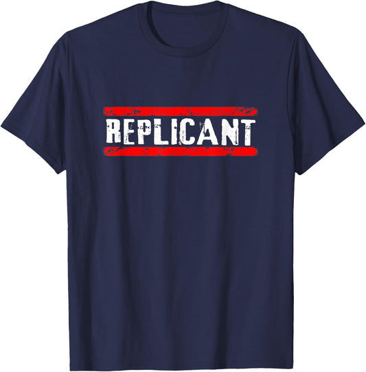 Replicant Design for Science Fiction Movie Fans T-Shirt - T-Shirt | Navy